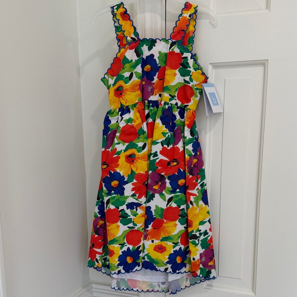 bella bliss Colorful Floral Kids Dress